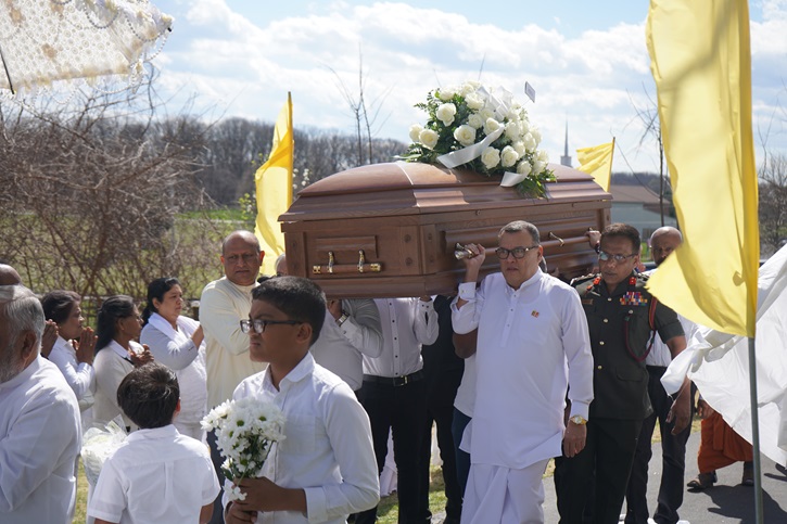 Pannaloka thero funeral 2